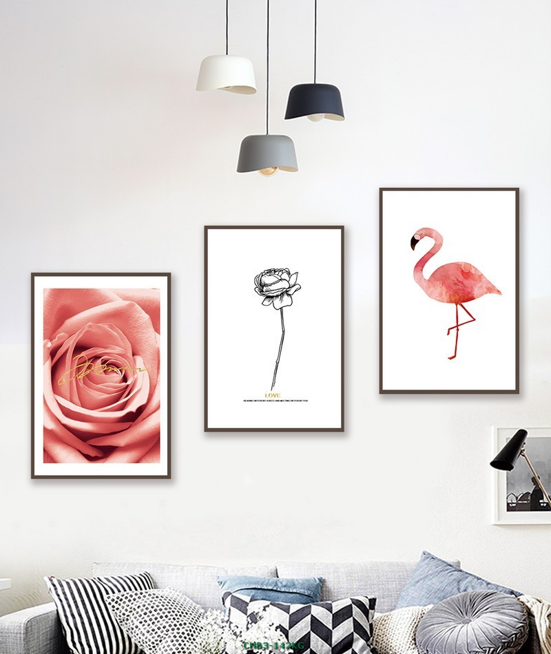 Hoa hồng và hồng hạc CHB3-142KG